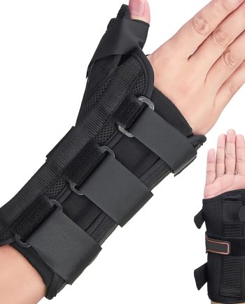 Wrist Brace & Thumb , for 's Tenosynovitis, Tendonitis, Carpal Tunnel & Arthritis Wrist Support Thumb Splint (Right Hand - Medium)