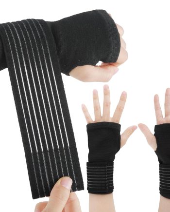 Wrist Brace, 2 Pack Elastic Wrist Support with Strap, Comfortable Hand Brace Support for Arthritis Tendonitis Sprains Workout Carpal Tunnel, Use for Men and Women
