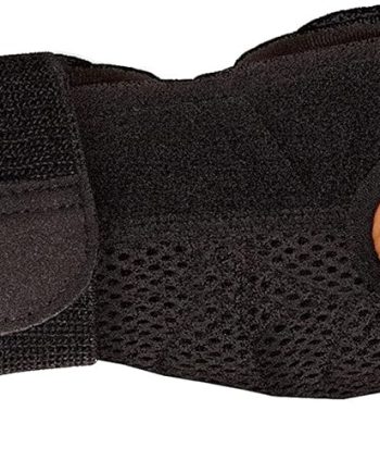 Medicine Adjustable Night Support Wrist Brace, For Sleeping, Arm Compression worn t or Right For Men and Women, Black, One Size Fits Most