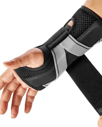 Fitted Wrist Brace for Carpal Tunnel Night Relief, Lengthened Fixed Hand Support for Women Men with Metal Splint, One-Step Wear Wrist Support for Right and t Hand, for Arthritis Tendonitis